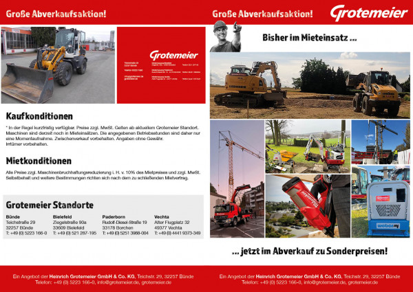 Flyer-Abverkauf-Mietmaschinen