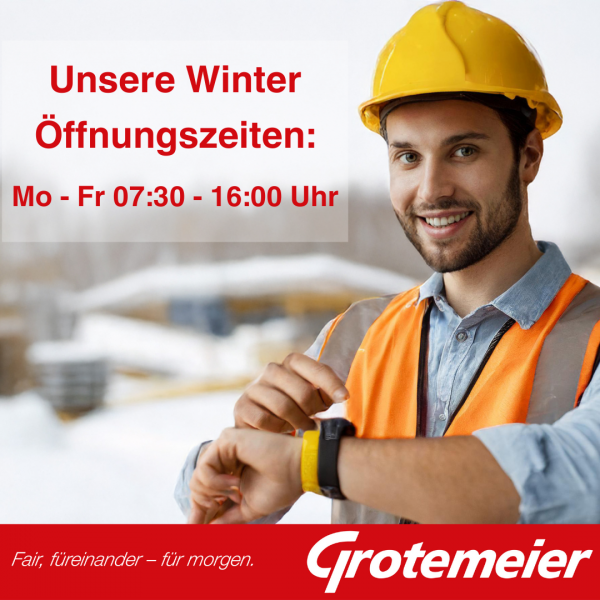 Winteroffnungszeiten